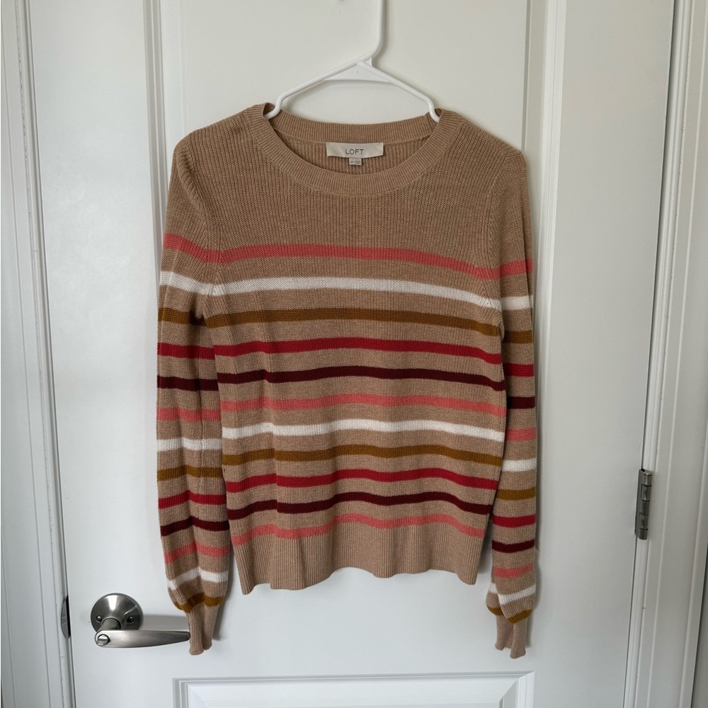 Loft Striped Sweater - Picture 2 of 5